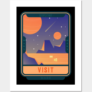 Visit Mars Posters and Art